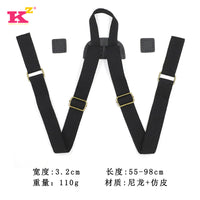 FASHIONS KZ Nylon DIY Bag Strap 3.2cm, Solid Color, Shoulder Strap for Backpacks