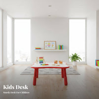 Adjustable Table and 2 Chairs Set Double Seating for Classroom, Living Room