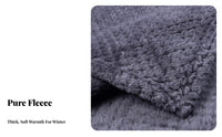 Soft Fleece Dog Blanket Thickened Pineapple Fleece Cat Mat Machine Washable Warm Puppy Quilt for Dogs, Cats, Couch, Crate, Floor