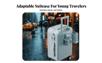 2 Pieces 20 Inch Carry-on Suitcase Scratch-Resistant Hardside Carry-on Luggage