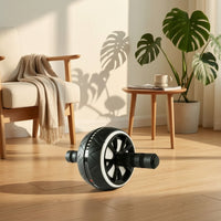 Exercise Wheel Roller with Knee Pad Nonslip Silent Exercise Equipment for Home Workouts