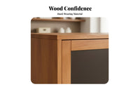 C-Shaped Rolling Cabinet Multi-Functional Side Table With Storage for Homeowners