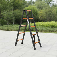 Self-Supporting Foldable Step Ladder Compact Step Ladder with Platform Portable Sturdy for Homeowners, Woodworkers