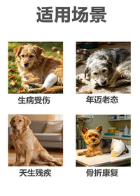 宠物轮椅瘫痪后腿助力车猫狗康复辅助车后肢推车助行车跨境代发XJ
