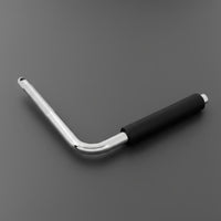 Chassis Play Tool Anti-Slip Handle Wheel Axle Assessment Lever Angled Metal Shaft Control Arm Separator Tool for Mechanics, Workshop