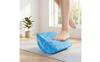 Puffy-Shaped Balance Rocker Marbled Mind-Body Practice Block with Curved Bottom Portable Exercise Wedge Stable for Yogis
