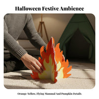 Artificial Fire Decoration Realistic Look Easy to Assemble Artificial Fire Centerpiece for Halloween,Fireplace