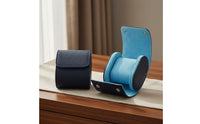 PU Leather Watch Roll Lightweight Single Watch Storage Box Individual Accessory Organizer Luxurious Lined Removable Pillow