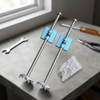 2 Pieces Detachable Telescopic Support Legs with Hardware Heavy Duty Fishing Box Legs Stable Stabilizer Leg Professional for Anglers