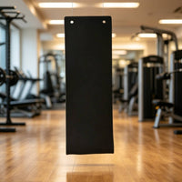 Two-sidedSided Exercise Mat with Hanging Holes Cushioned Hanging Exercise Mat Rollable Fitness Pad Shock Absorbent for Home Gym