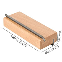 Guitar Fret Repair Tool Kit with Bevel File, Fret Slot Saw Blade, Ruler, and Polishing File for Bass