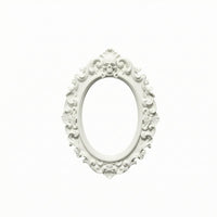 Ornate Oval Wall Frame Intricate Details Ornate Halloween Wall Art