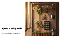 Long-Lasting Staghorn Fern Mounting Board Lightweight Staghorn Fern Mounting Plaque Easy to Install Wall Hanging Plant Holder Promotes Healthy Growth for Gardeners, Home Decorators, Indoor, Balcony, Living Room, Outdoor