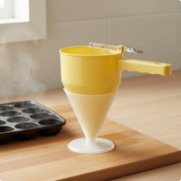 Takoyaki Batter Funnel Easy to Pour Cooking Gear Leak Control for Restaurant