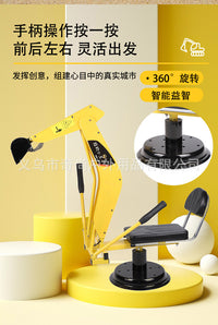 儿童钩机大号沙滩雪地玩具可坐挖掘机工程车游乐园雪地沙滩挖掘