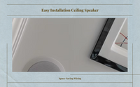 Waterproof in-ceiling PA speaker