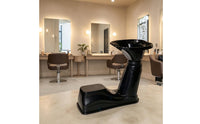Hair Salon Shampoo Sink Salon Wash Basin Professional Washing Unit for Barbers, Barbershop, Styling Area