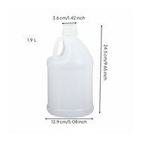 1 Gallon Plastic Jug Corrosive and Alkali Resistant 3.8L HDPE Bottle