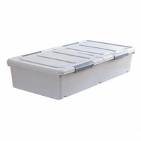Under-Bed Rolling container low-height Household Storage Wheeled Design for Dorm Room