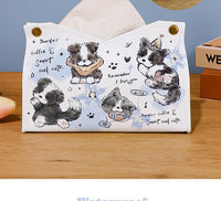 Leather Tissue Box Cover, Modern Minimalist, Multi-Purpose, for Bathroom