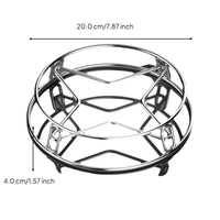 Stainless Steel Steaming Rack, Sturdy robustDuty Pot Holder, Multi-Functional Kitchen Organizer, Heat Insulation, Heat-Resistant anti-slipScald Stand