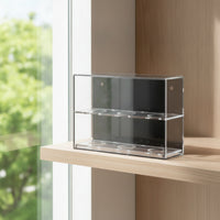 Baseball Display Box with Acrylic Stand Wall Mount Baseball Display Case with Stand Tabletop for Collectors, Sports Room, Collector Shelf