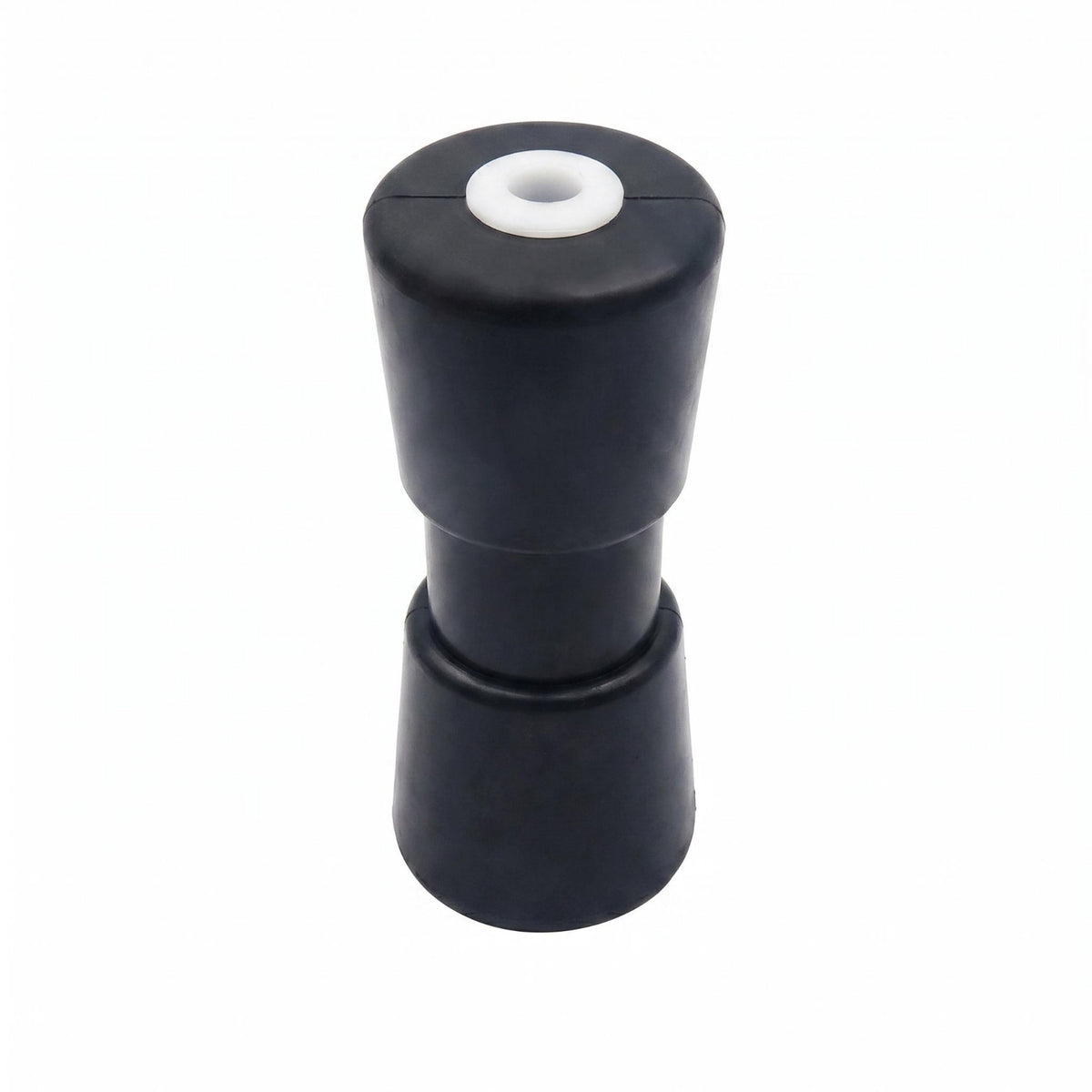 191 Mm Long Boat Haulage Roller Narrowed Center Bottom Haulage Wheel Widened Ends Molded Cylindrical Roller Through-Hole