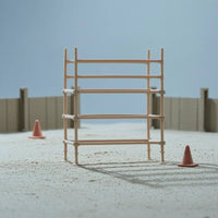 1/64 Scale Scaffold Frame Model Unpainted Construction Scaffold Model Multi-Level Miniature Decor Rectangular