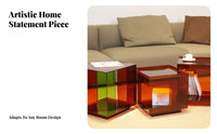 Wheeled C-Table Multi-Functional Household Furniture Space-Saving Design