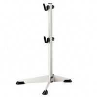 Folding Bike Stand with Adjustable Hooks Portable Vertical Bike Stand Powder-Coated Rustproof for Garage, Apartment, Indoor