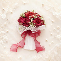 Artificial Bridal Floral Arrangement Photo Prop Party Decoration Lightweight