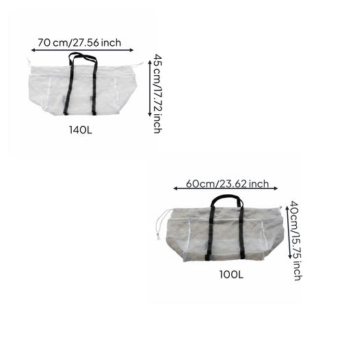 Breathable Harvest Bag Draining Mesh Basket Liner Multi-Purpose for Harvesting