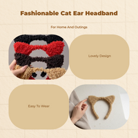 Cat Ear Headband Adorable One Size Fits Most Gym Makeup