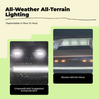 LED Top Light 300, Yellow DRL
