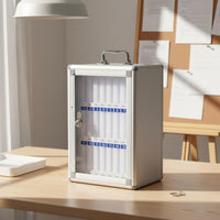 Lockable Phone Storage Box Heavy-Duty Lockable Phone Cabinet Freestanding
