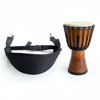 African Hand Drum Belt with Padded Support Adjustable African Drum Waist Strap Wide Harness for Drummers