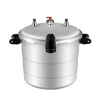 Burst-Resistant-Proof Commercial Pressure Cooker Fast Cooking Large Capacity Pressure Pot Safety Locking Lid Large Capacity Canning Pot Long-Lasting for Caterers, Chefs, Restaurant, Cafeteria