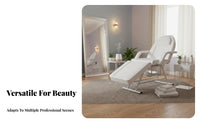 Adjustable Permanent Design Chair Removable Armrests Foldable Beauty Bed Waterproof PU Leather Multipurpose Permanent Design Bed for Lash Technicians