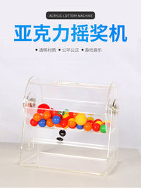 Acrylic Raffle Drum with Rotating Cage for Events, Fair and Impartial