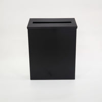 Wall Mount Mailbox Compact Mailbox with Slanted Cover Weather Resistant Wall-Attached Letterbox for Porch