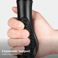 2 Pieces Anti-Slip Cycle Grips Wear-Resistant Mountain Bike Grips Shock Absorbing Anti-Slip Cycle Grip for Long Distance Riding, City Biking