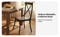 Industrial Design Side Chair Commercial-Grade Restaurant Seat Easy to Clean