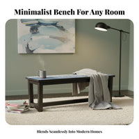 Long Stool with Footwear Storage Space-Saving Design Hallway Bench Multi-Functional Easy Assembly for Apartment Dwellers