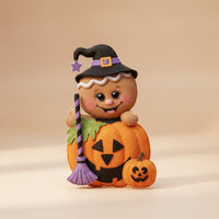 Felt Figure Handmade Felt Ornament Freestanding Stuffed Ornament for Halloween, Table Decor