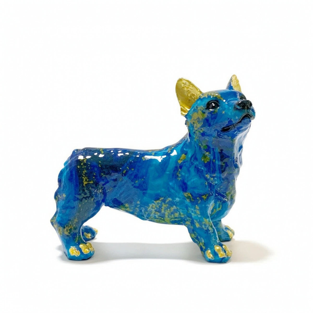 Canine Statue Compact Canine Figurine Charming Dog Statue for Collectors