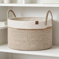 Extra Large Cotton Rope Woven Storage Basket