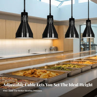 Overhead Retractable Hanging Heat Lamp