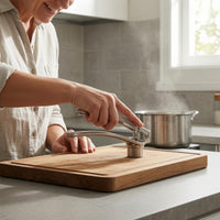 Stainless Steel Garlic Press Rust-Proof Cooking Utensil Easy Clean