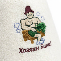Wool Sauna Hat Heat Resistant, Steam Room Cap for Relaxation, Wellness Cap for Sauna, Highly Absorbe - Image 8