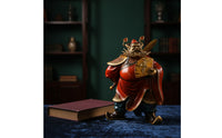 Mythological Protector Sculpture Statue Copper Mythological Protector Sculpture Statue Hand-Painted Office Decor for Collectors